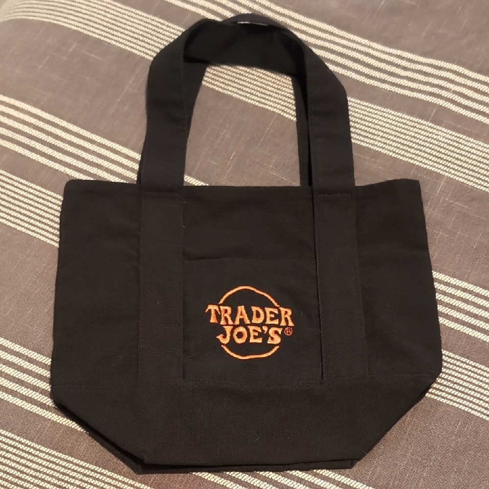 Trader Joe's Black Tote Bag - Trick Or Treat Bag